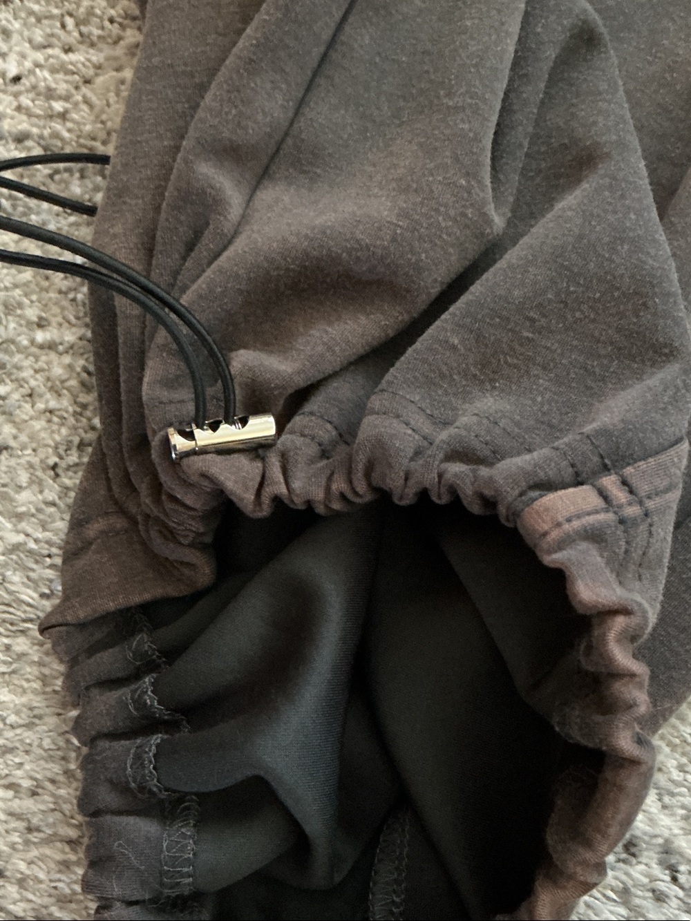 Davi & Dani Star Jogger Scuba Boho Pants ~ Mineral Wash Black - Picture 12 of 14